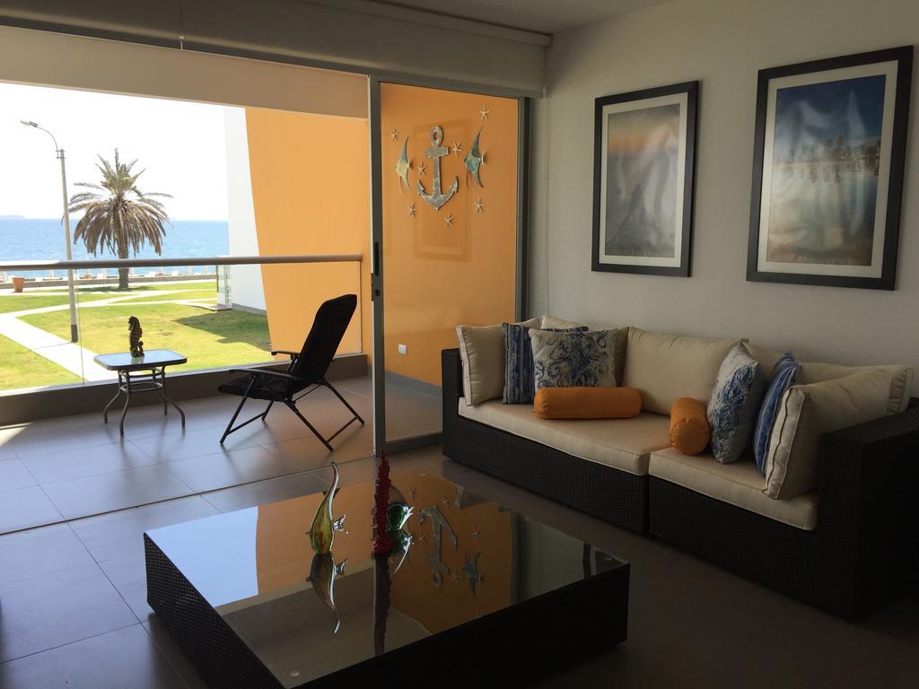 Apartamento Frente A Islas Ballestas Paracas Esterno foto